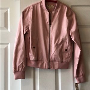 Brand new pink bomber jacket
